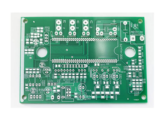 Tembaga Berpakaian Dua Sisi Aluminium Pcb Papan Sirkuit Cetak Dua Sisi Pcb Lapisan Ganda