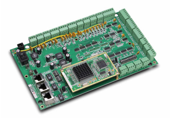 1OZ Perakitan PCB SMT Hijau/Merah untuk Mesin YS100 Pemasangan Atas/Bawah 4mil Jarak Memasukkan Vias 0.2-0.8Mm
